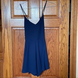 Navy Express Romper